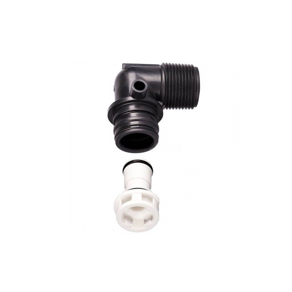 V3962 Фитинг дренажный угловой DLFC V1-V2QC 3/4"