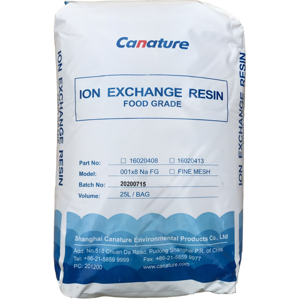 Ионообменная смола Canature Na FG 20 кг, 25 л (1л)